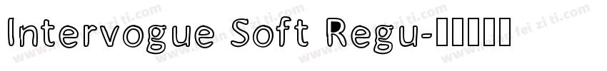 Intervogue Soft Regu字体转换